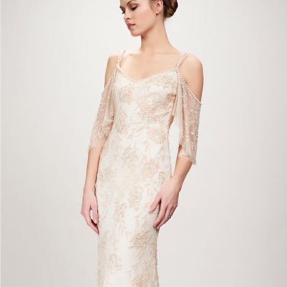 Theia Wedding Dress Size 12 - Picture 12 of 14